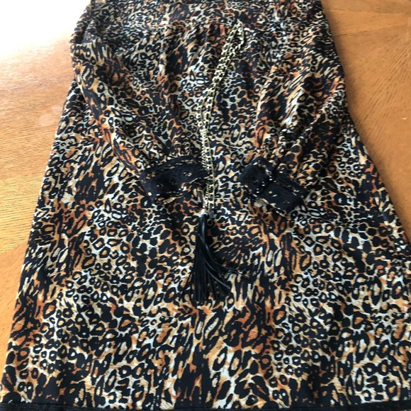 animal print TAHARI dress - Picture 1 of 6